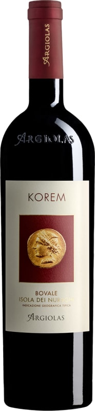 Argiolas Korem 2020 Front Bottle Shot