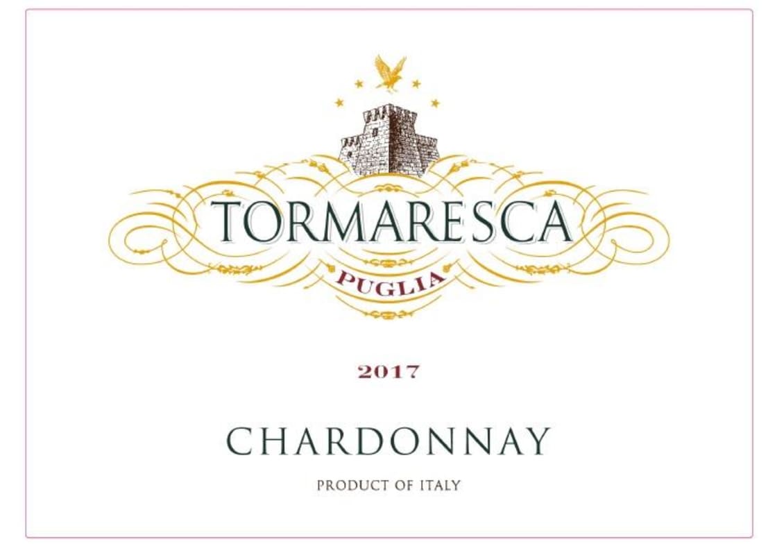 Tormaresca Chardonnay 2017 Front Label