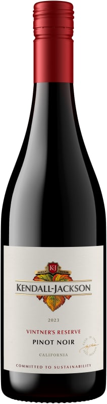 Kendall-Jackson Vintner's Reserve Pinot Noir 2023 Front Bottle Shot