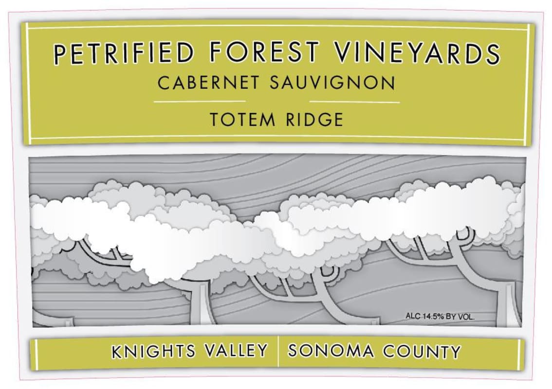 Petrified Forest Vineyards Totem Ridge Cabernet Sauvignon 2013 Front Label