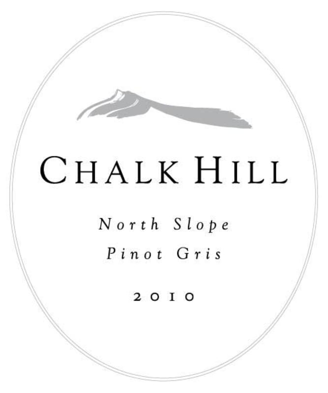 Chalk Hill North Slope Pinot Gris 2010 Front Label
