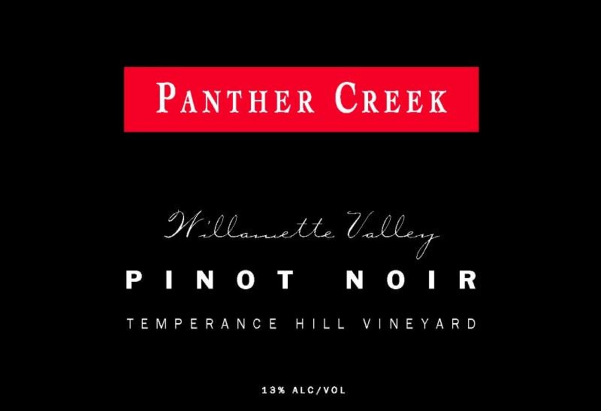Panther Creek Temperance Hill Vineyard Pinot Noir 2013 Front Label