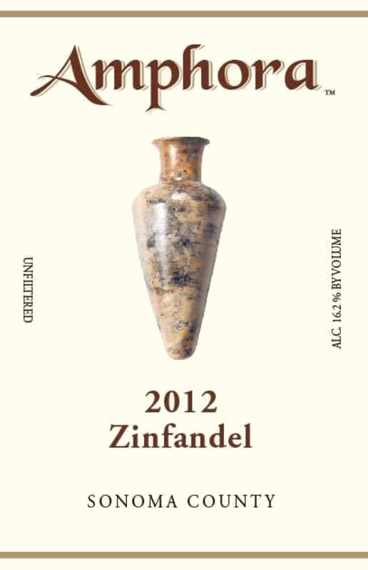 Amphora Wines Zinfandel 2012 Front Label