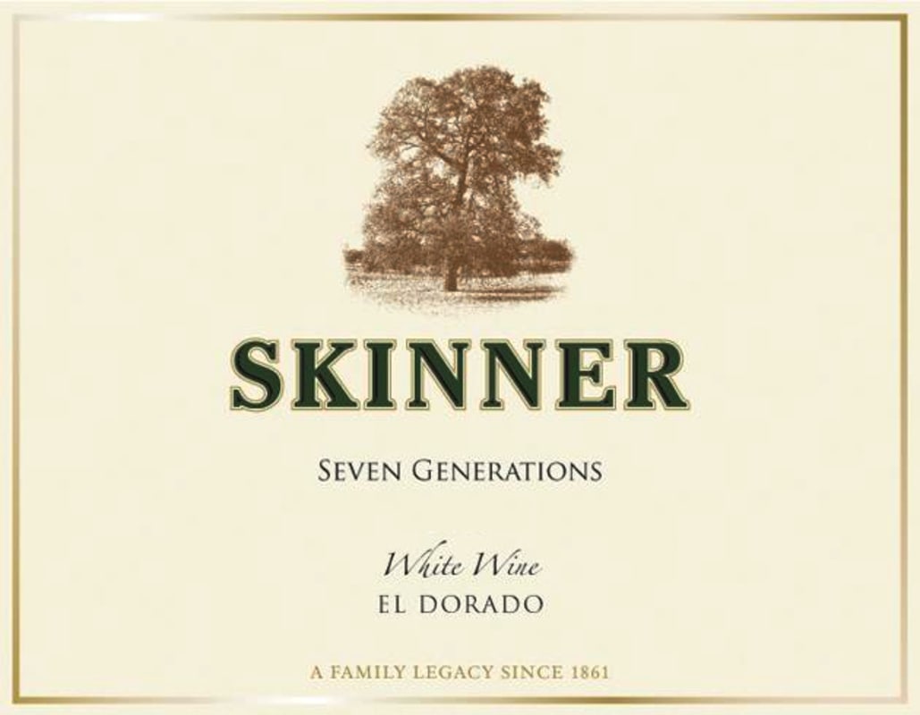 Skinner Seven Generations White 2009 Front Label
