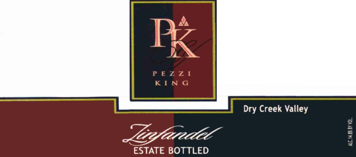 Pezzi King Dry Creek Zinfandel 2010 Front Label