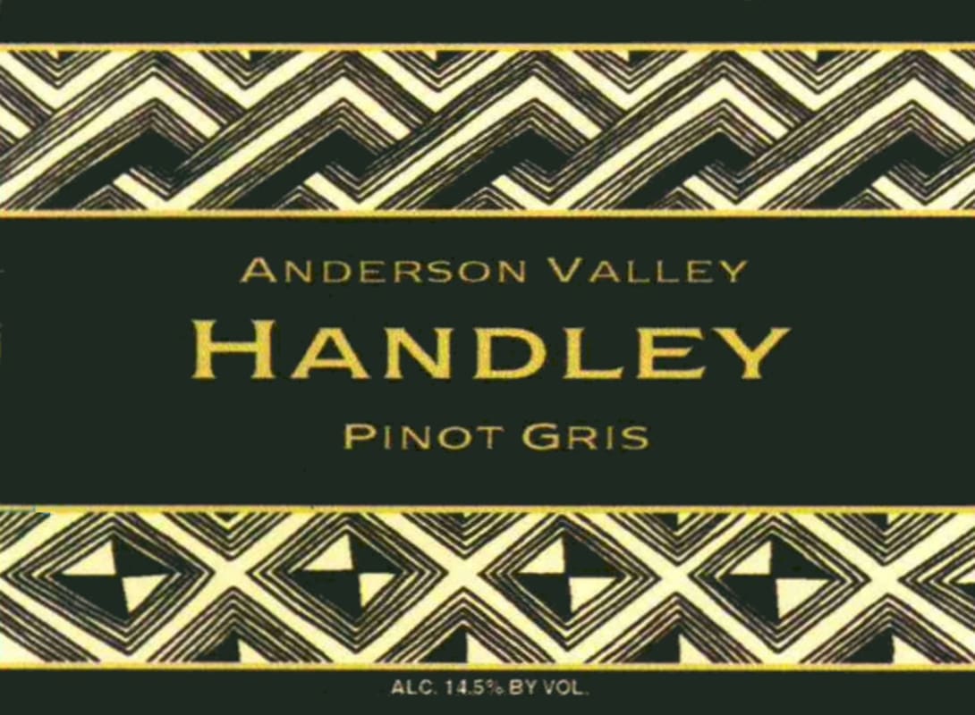 Handley Anderson Valley Pinot Gris 2011 Front Label