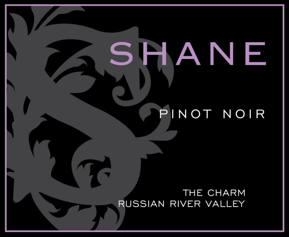 Shane The Charm Pinot Noir 2014 Front Label