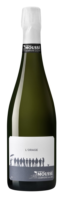 Mousse Fils L'Orage Blanc de Blancs Extra Brut Front Bottle Shot