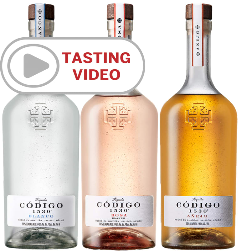 Codigo 1530 Tequila Tasting Trio of Blanco, Rosa & Anejo Gift Product Image