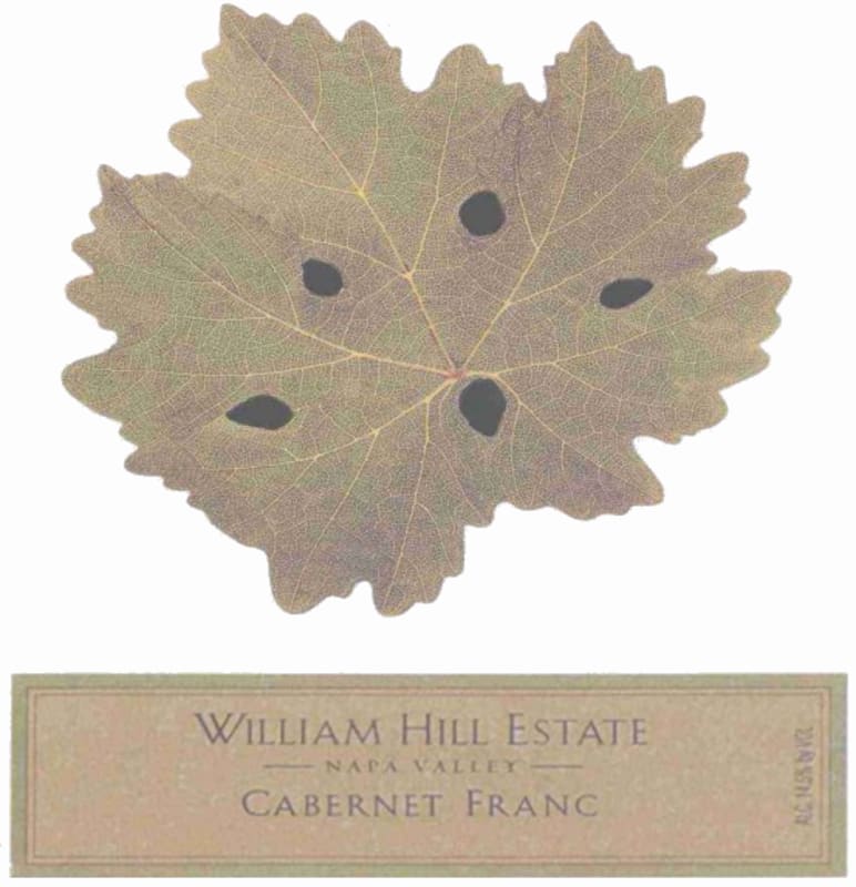 William Hill 2005 Front Label
