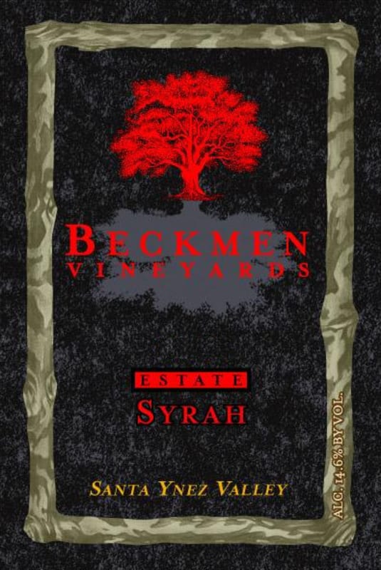 Beckmen Estate Syrah 2011 Front Label