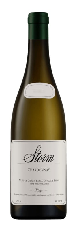 Storm Ridge Chardonnay 2021 Front Bottle Shot