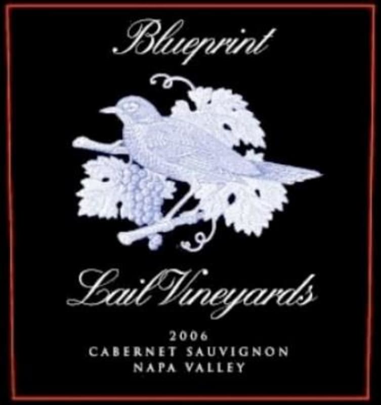 Lail Blueprint Cabernet Sauvignon 2006 Front Label