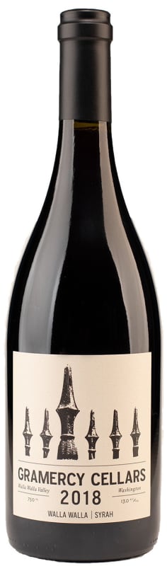 Gramercy Cellars Walla Walla Syrah 2018 Front Bottle Shot
