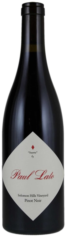 Paul Lato Suerte Solomon Hills Vineyard Pinot Noir 2016 Front Bottle Shot