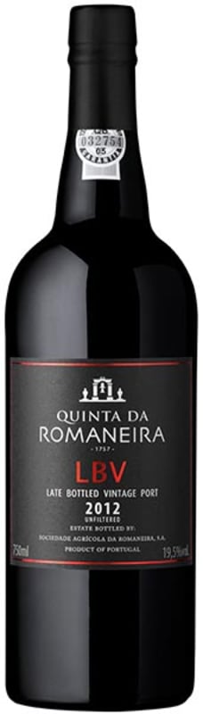 Quinta da Romaneira Late Bottled Vintage Port 2012 Front Bottle Shot