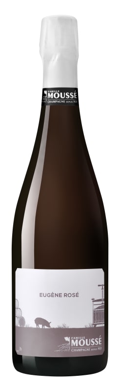 Mousse Fils Eugene Rose Extra Brut Front Bottle Shot
