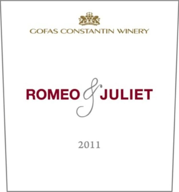 Gofas Constantin Winery Romeo & Juliet 2011 Front Label