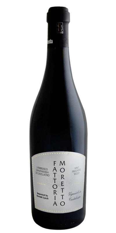 Fattoria Moretto Lambrusco Grasparossa di Castelvetro Secco 2022 Front Bottle Shot