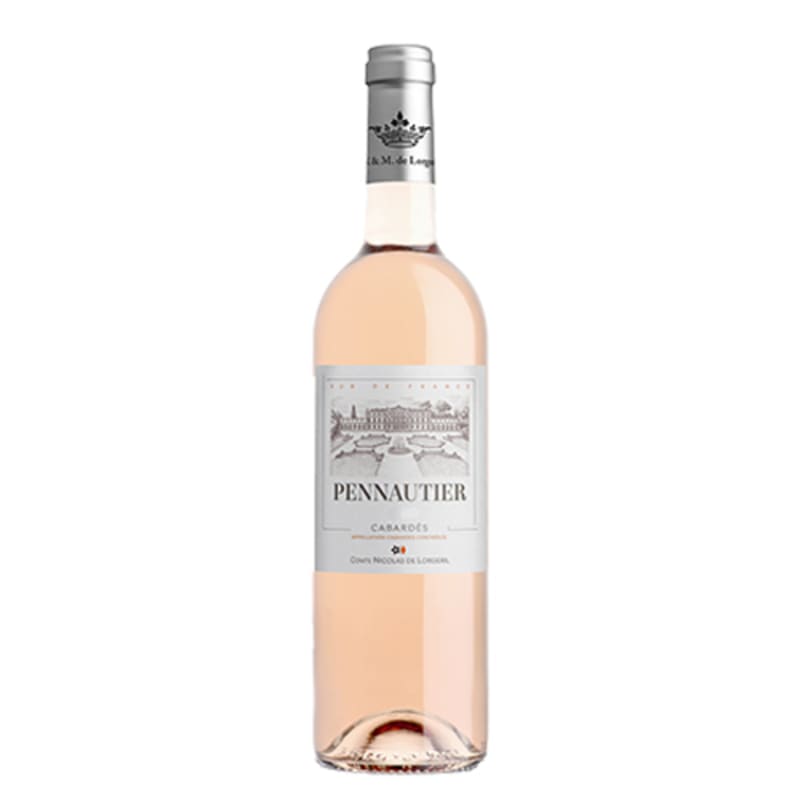 Lorgeril Chateau de Pennautier Cabardes Rose 2021 Front Bottle Shot