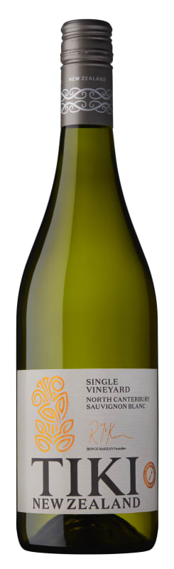 Tiki Single Vineyard North Canterbury Sauvignon Blanc 2023 Front Bottle Shot