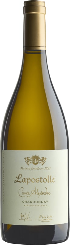 Lapostolle Cuvee Alexandre Chardonnay 2015 Front Bottle Shot