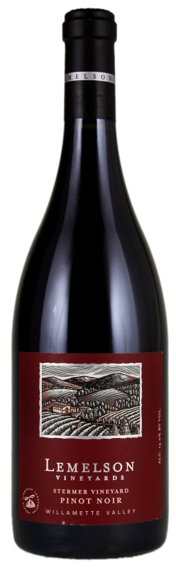 Lemelson Stermer Vineyard Pinot Noir 2014 Front Bottle Shot