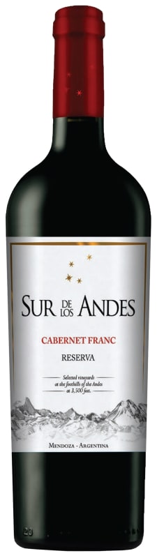 Sur de los Andes Reserva Cabernet Franc 2017 Front Bottle Shot