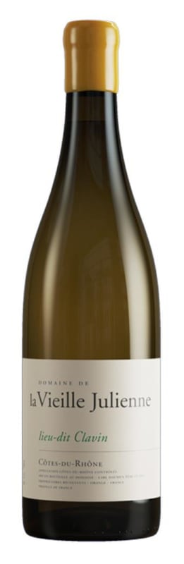 Domaine de la Vieille Julienne Cotes-du-Rhone lieu-dit Clavin Blanc 2022 Front Bottle Shot