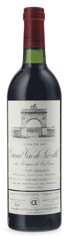 Chateau Leoville Las Cases 1981 Front Bottle Shot