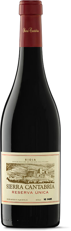 Sierra Cantabria Reserva Unica 2015 Front Bottle Shot