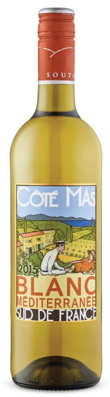 Cote Mas Blanc Mediterranee (1 Liter) 2015 Front Bottle Shot