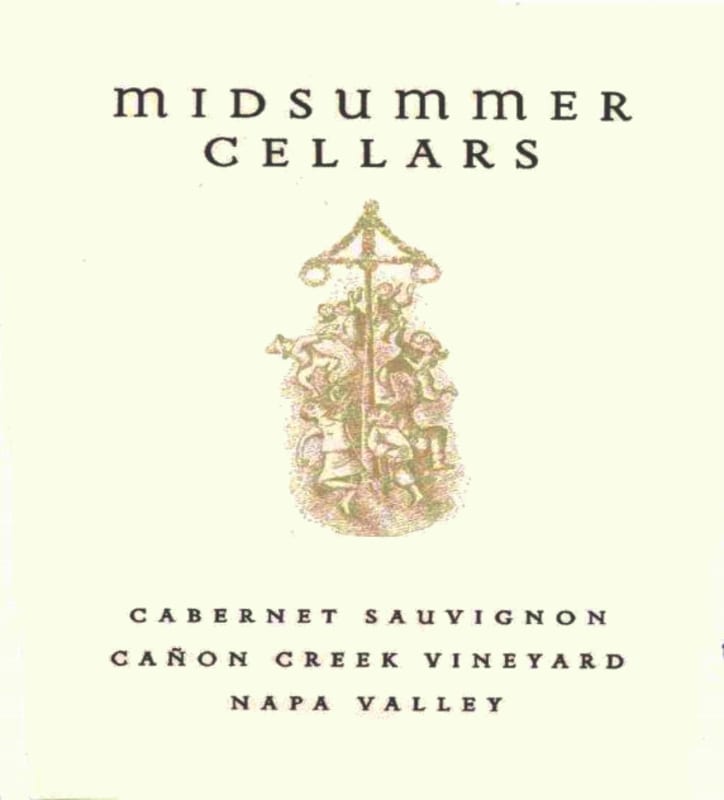 Midsummer Cellars Canon Creek Vineyard Cabernet Sauvignon 2007 Front Label