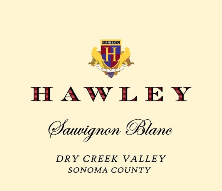 Hawley Sauvignon Blanc 2012 Front Label