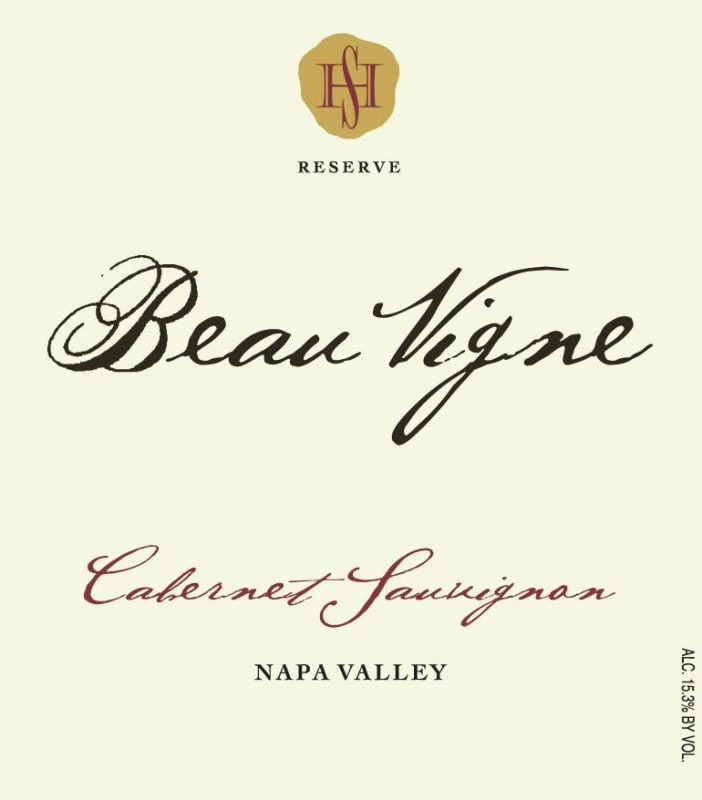 Beau Vigne Reserve Cabernet Sauvignon 2008 Front Label
