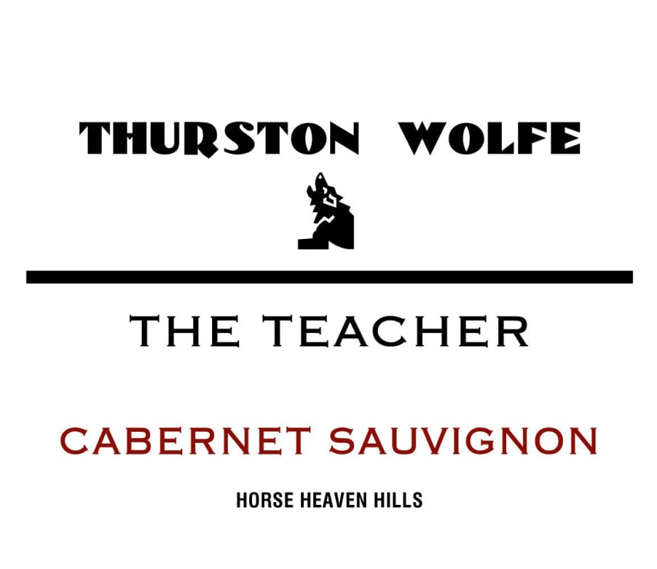 Thurston Wolfe The Teacher Cabernet Sauvignon 2013 Front Label