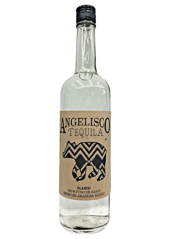 Angelisco Blanco Tequila Front Bottle Shot
