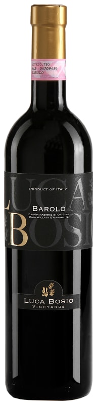 Luca Bosio Barolo 2018 Front Bottle Shot