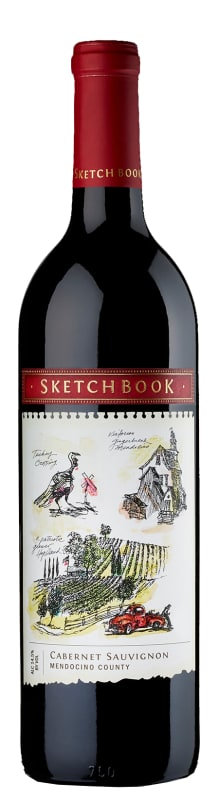 Sketchbook Cabernet Sauvignon 2017 Front Bottle Shot