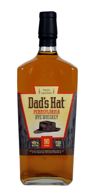 Dad's Hat Rye Whiskey Front Bottle Shot