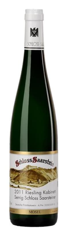 Schloss Saarstein Serriger Schloss Saarsteiner Riesling Kabinett 2001 Front Bottle Shot