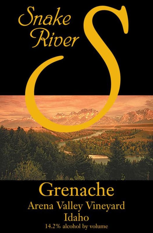 Snake River Winery Arena Valley Vineyard Grenache 2008 Front Label