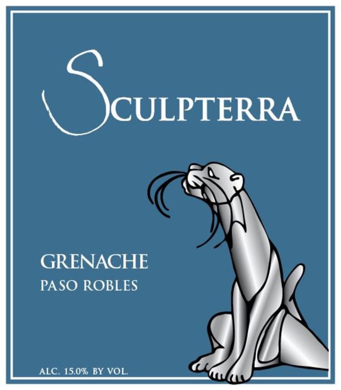 Sculpterra Winery Grenache 2015 Front Label