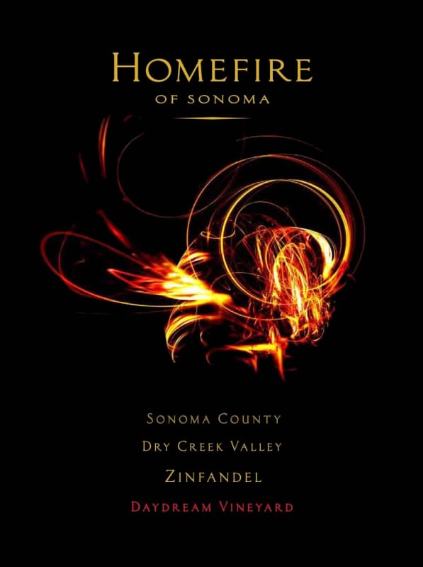 Homefire of Sonoma Daydream Vineyard Zinfandel 2015 Front Label