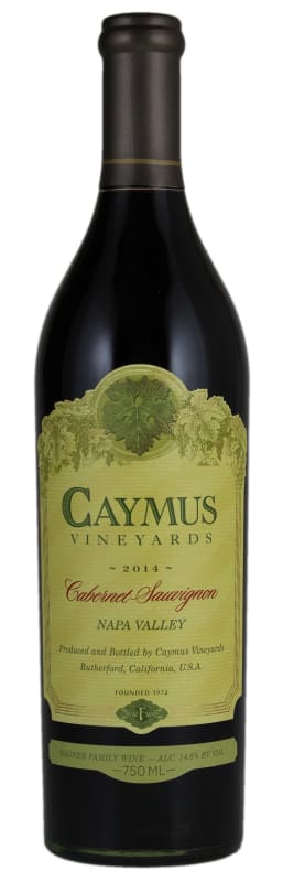 Caymus Napa Valley Cabernet Sauvignon (1 Liter Bottle) 2014 Front Bottle Shot