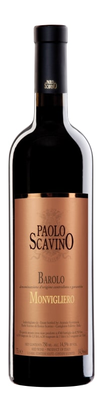 Paolo Scavino Barolo Monvigliero 2010 Front Bottle Shot
