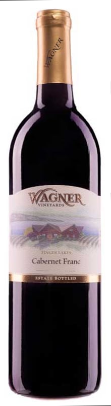 Wagner Vineyards Cabernet Franc 2015 Front Bottle Shot