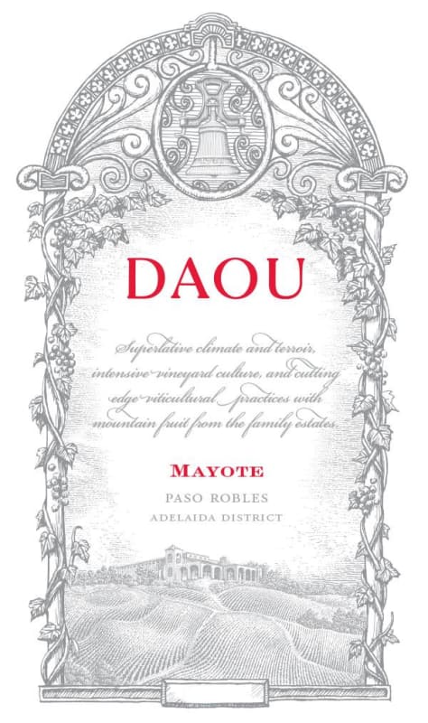DAOU Estate Mayote 2015 Front Label