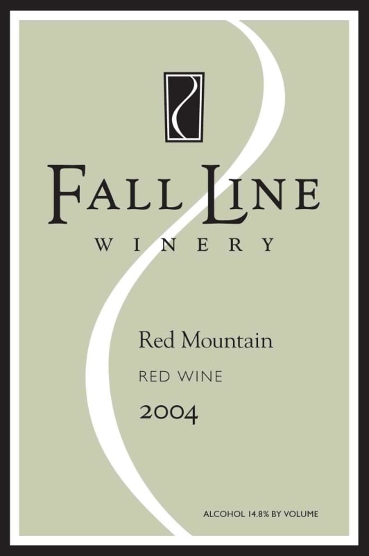 Fall Line Winery Artz Vineyard 2004 Front Label
