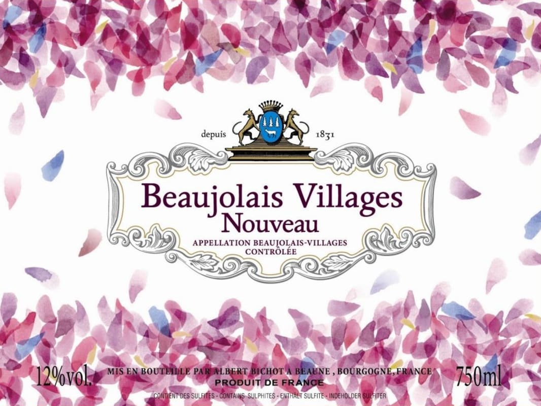 Albert Bichot Beaujolais Villages Nouveau 2016 Front Label